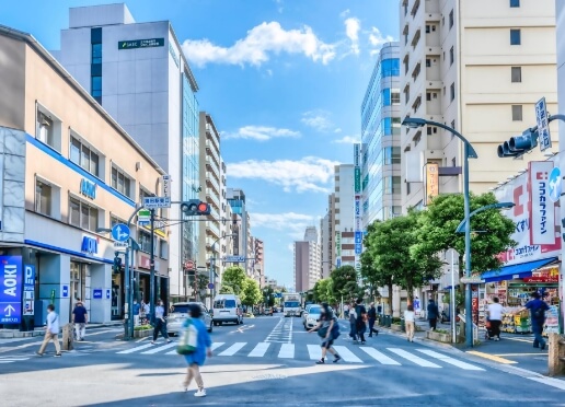 大田区の町並み